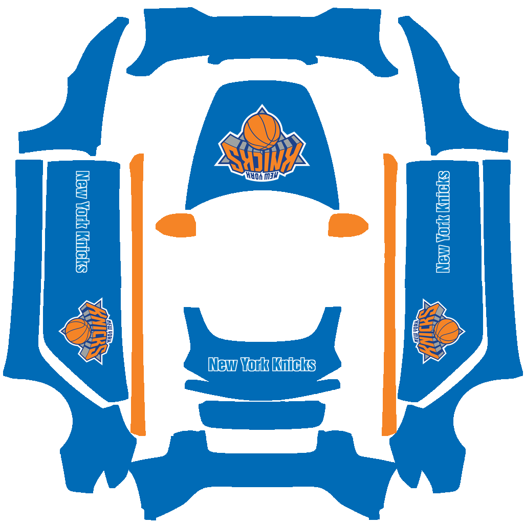 New York Knicks Paint Shop wrap