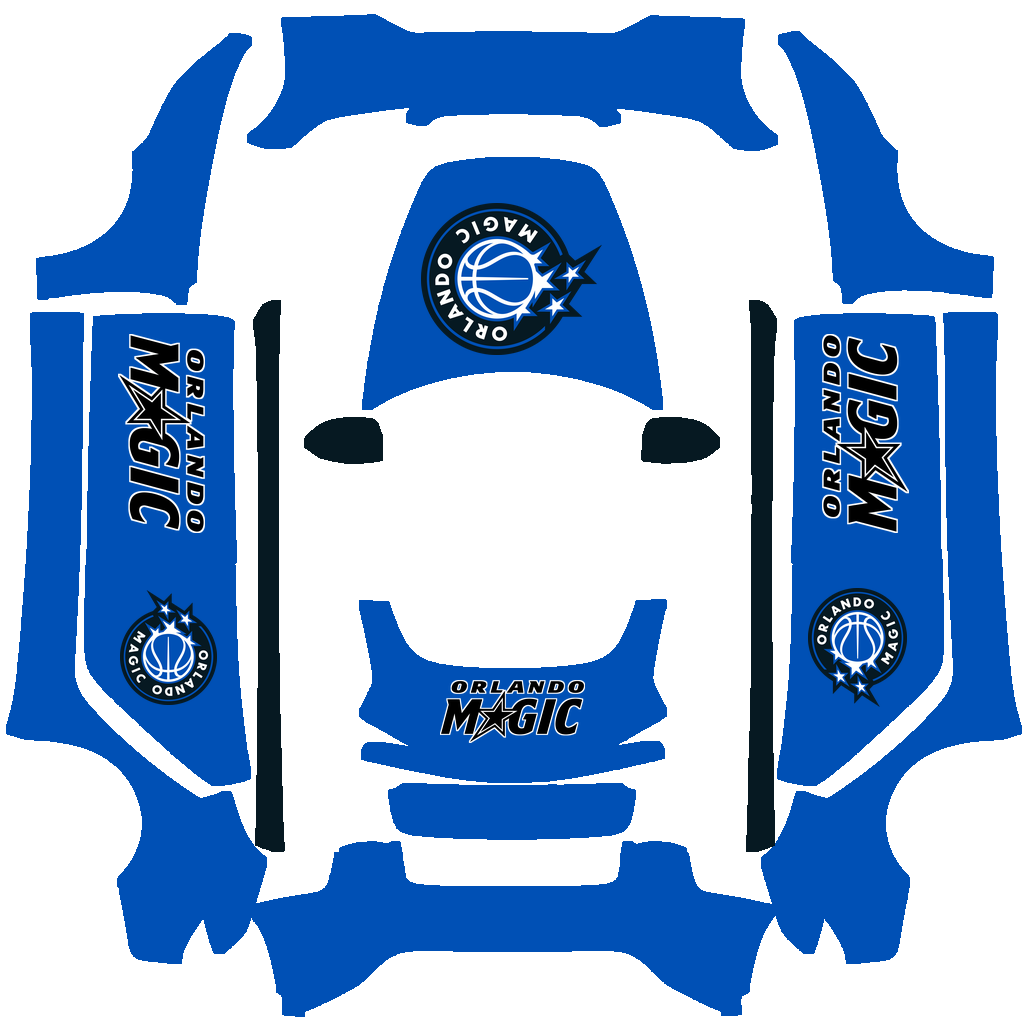 Orlando Magic Paint Shop wrap