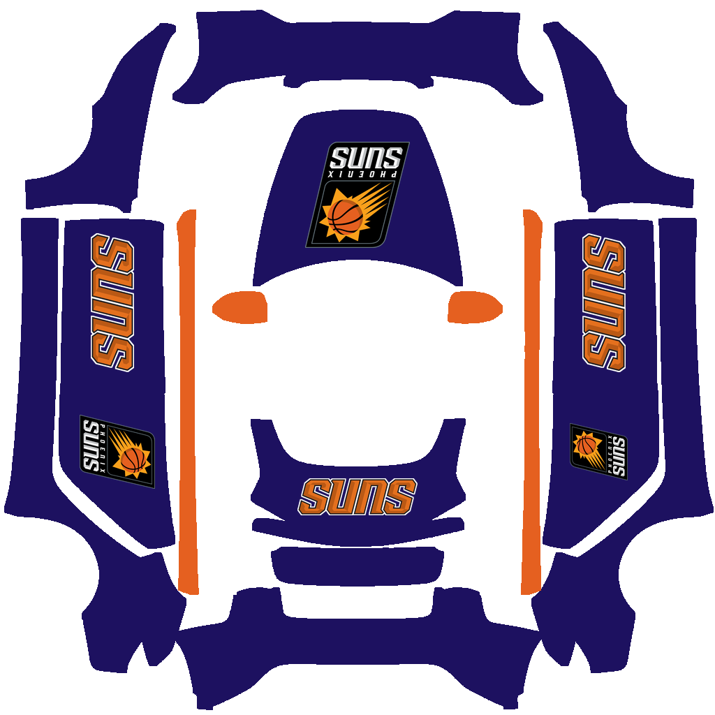 Phoenix Suns Paint Shop wrap
