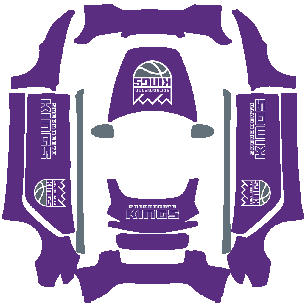 Sacramento Kings Paint Shop wrap