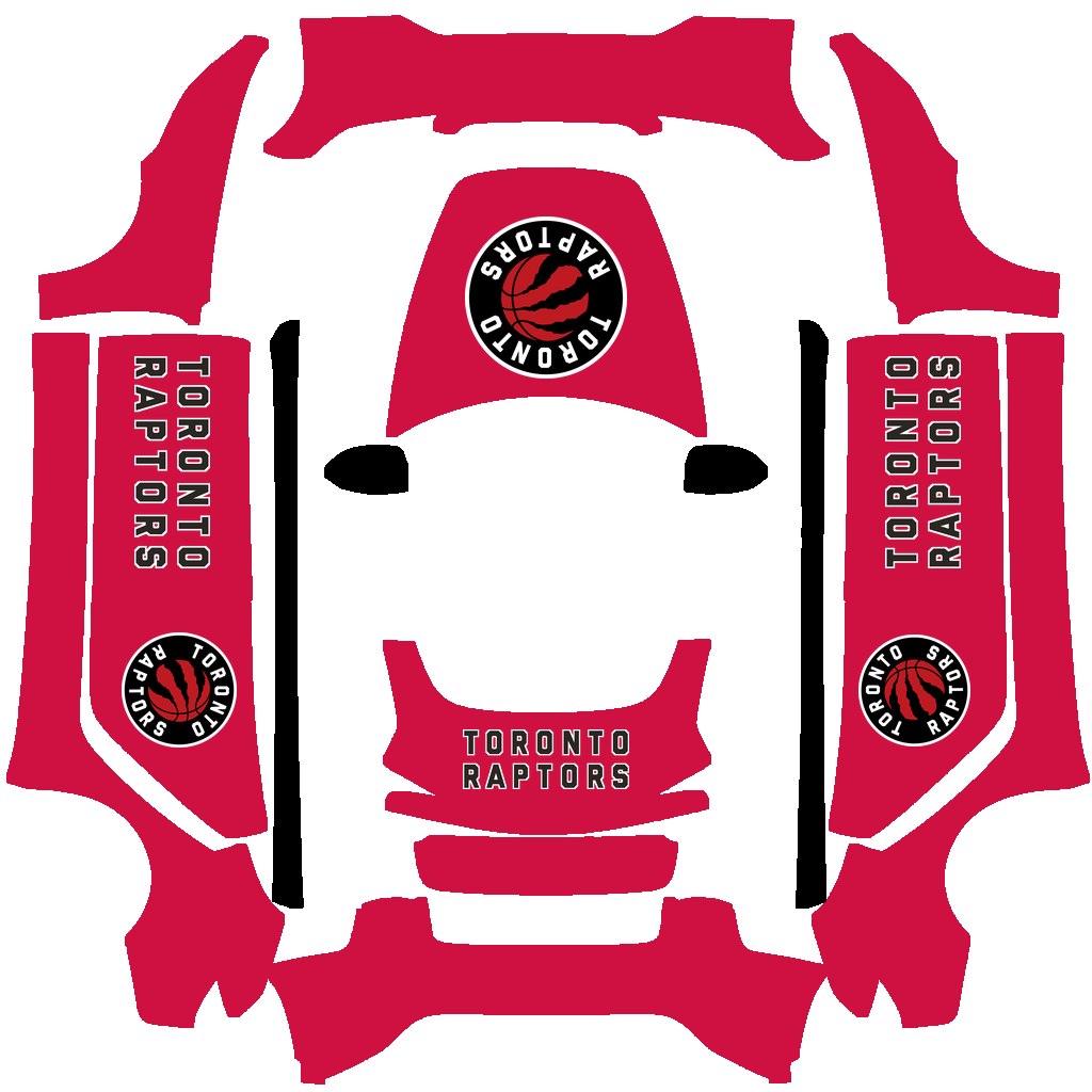 Toronto Raptors Paint Shop wrap