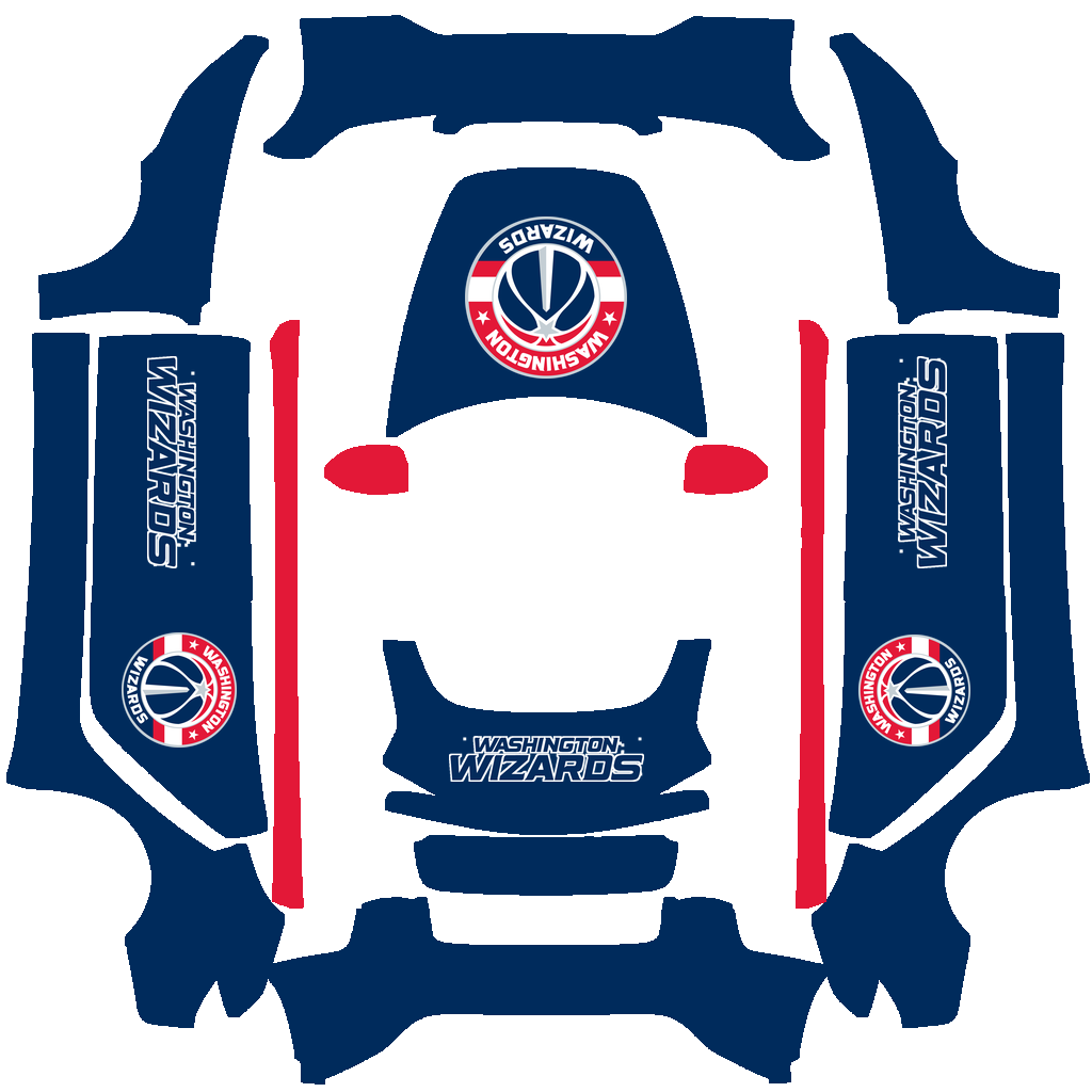 Washington Wizards Paint Shop wrap