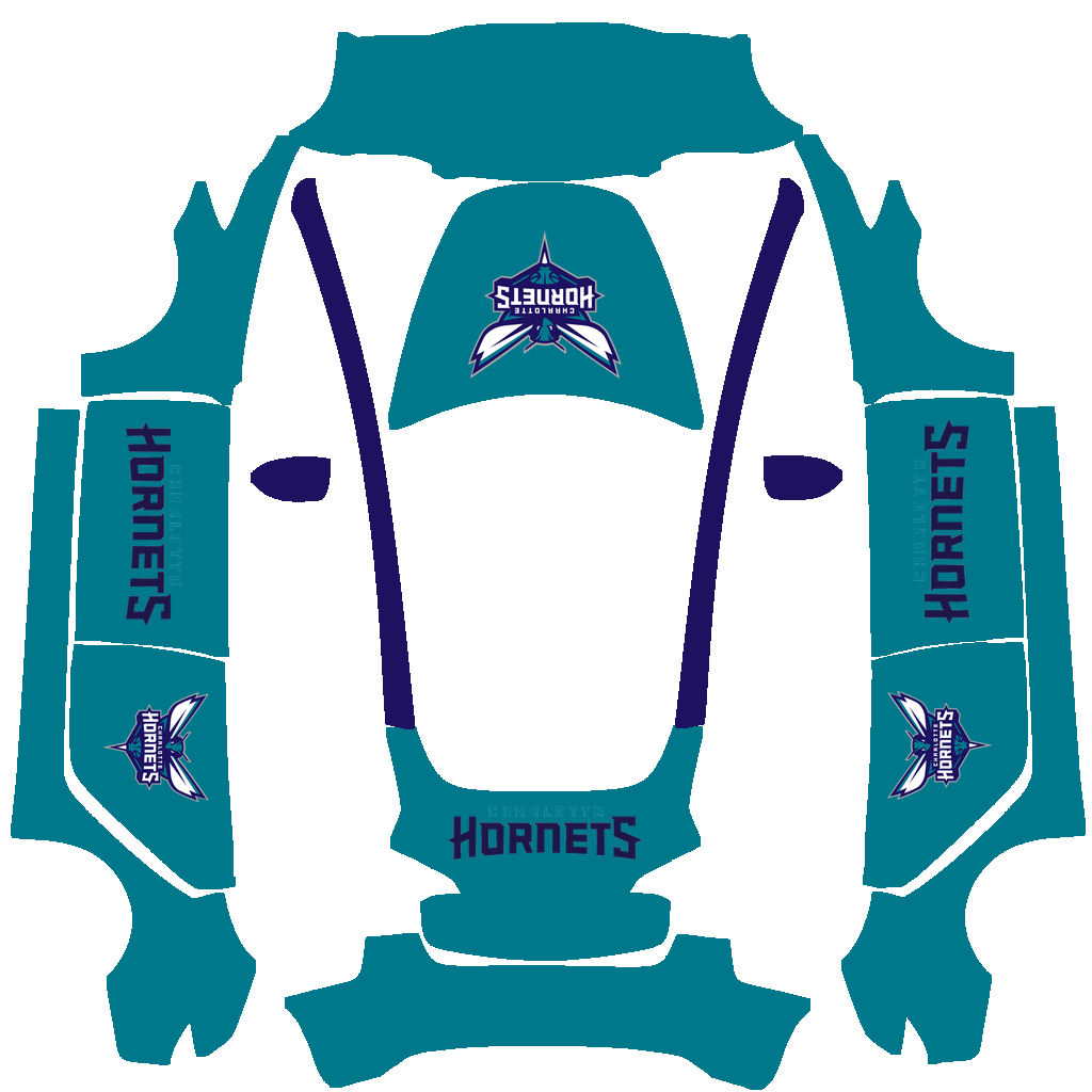 Charlotte Hornets Paint Shop wrap