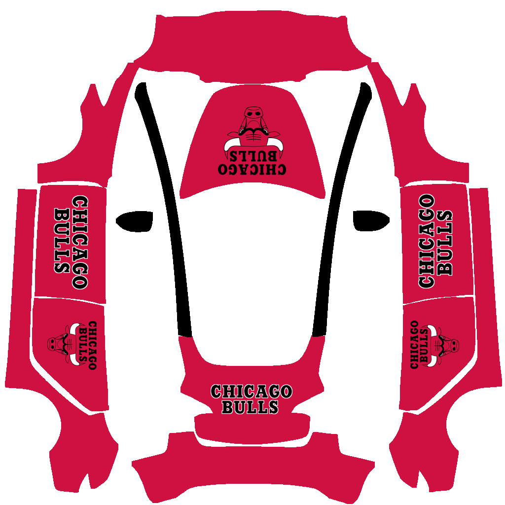 Chicago Bulls Paint Shop wrap