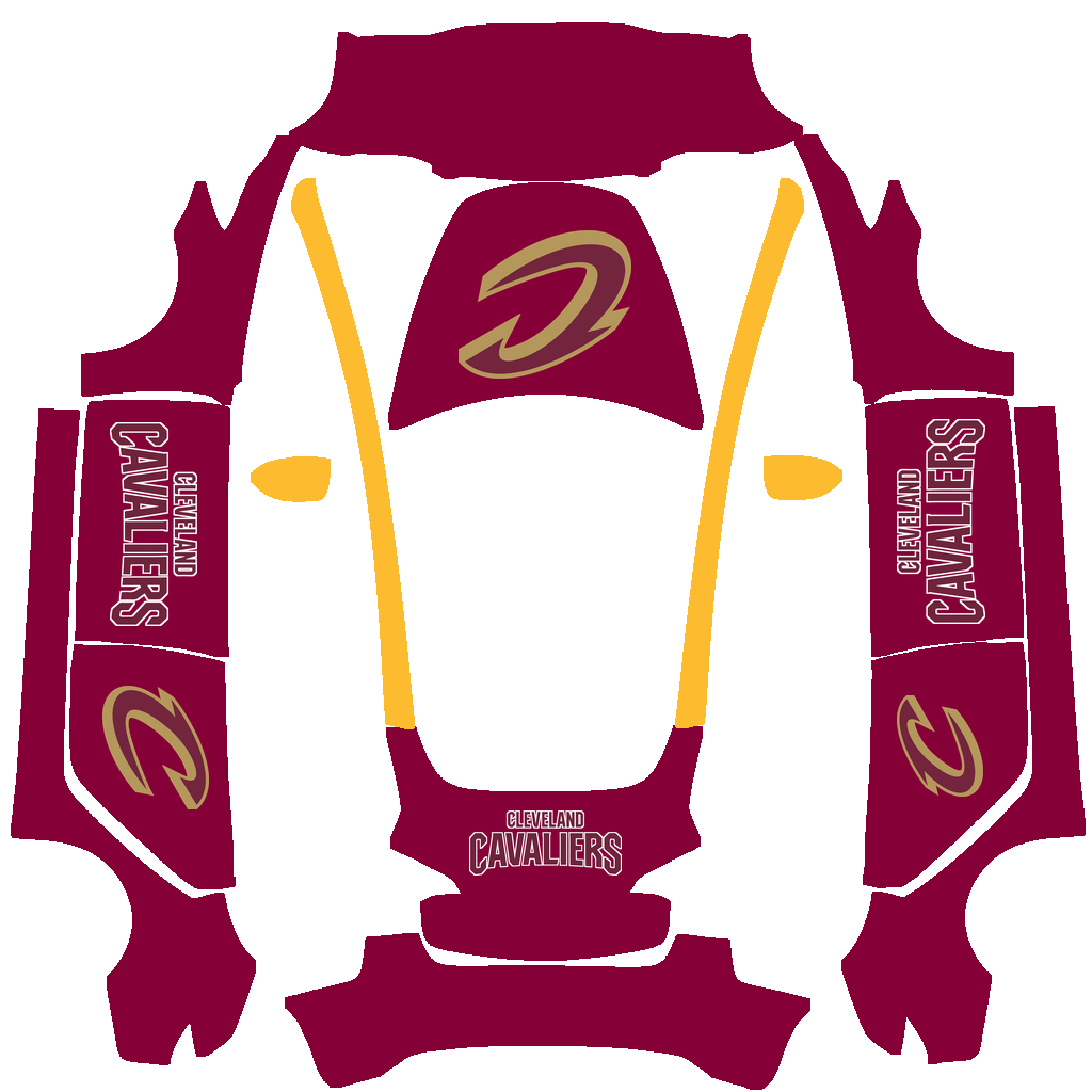 Cleveland Cavaliers Paint Shop wrap