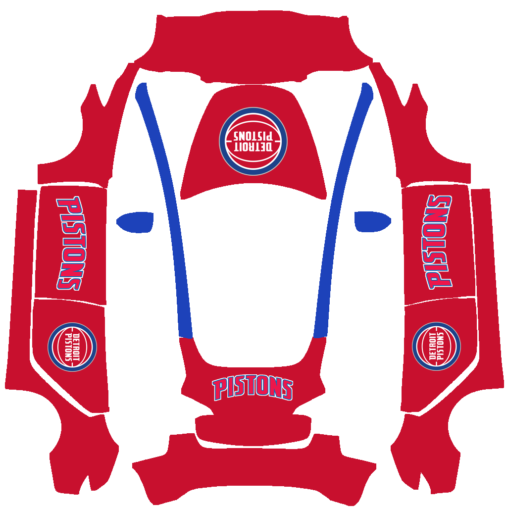 Detroit Pistons Paint Shop wrap