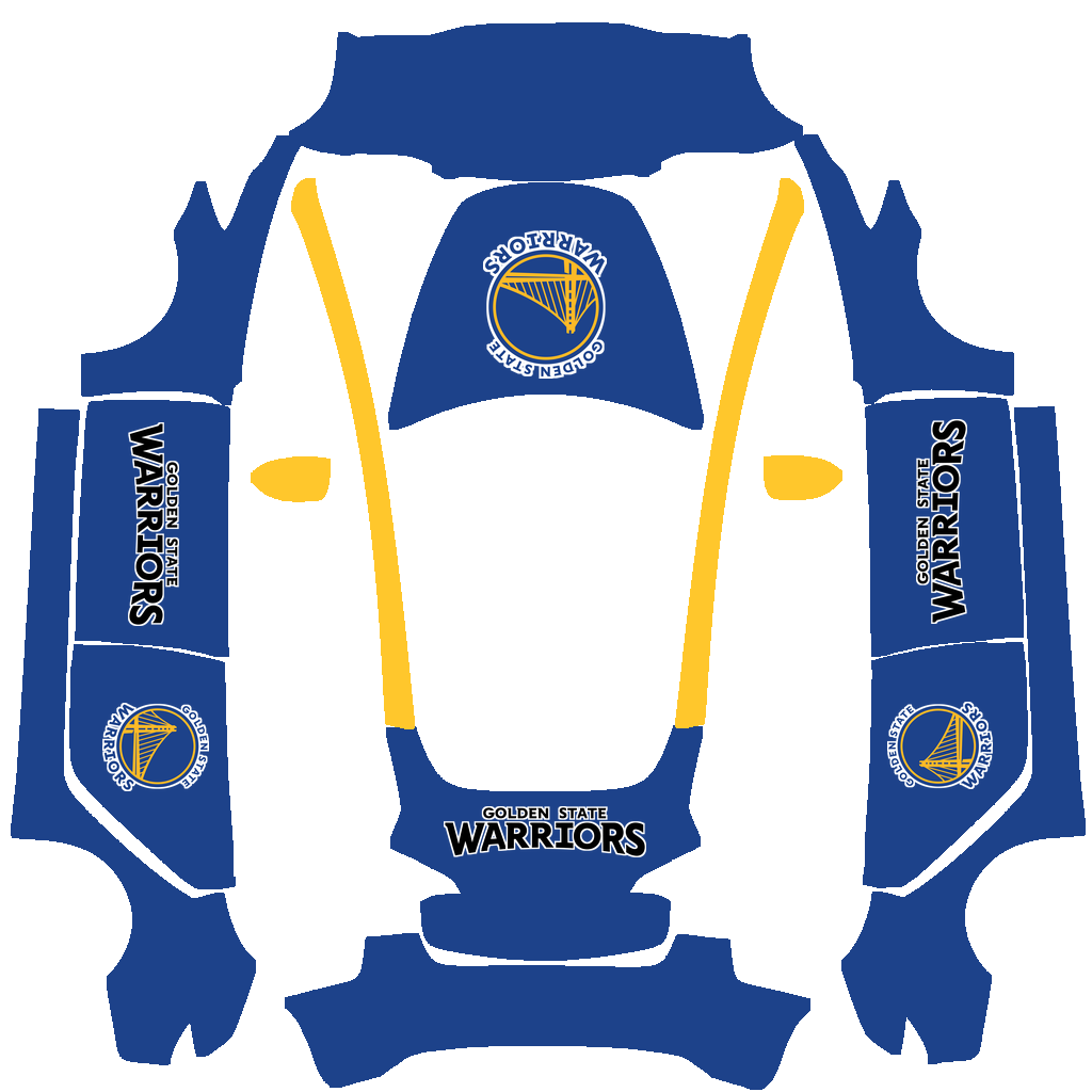 Golden State Warriors Paint Shop wrap
