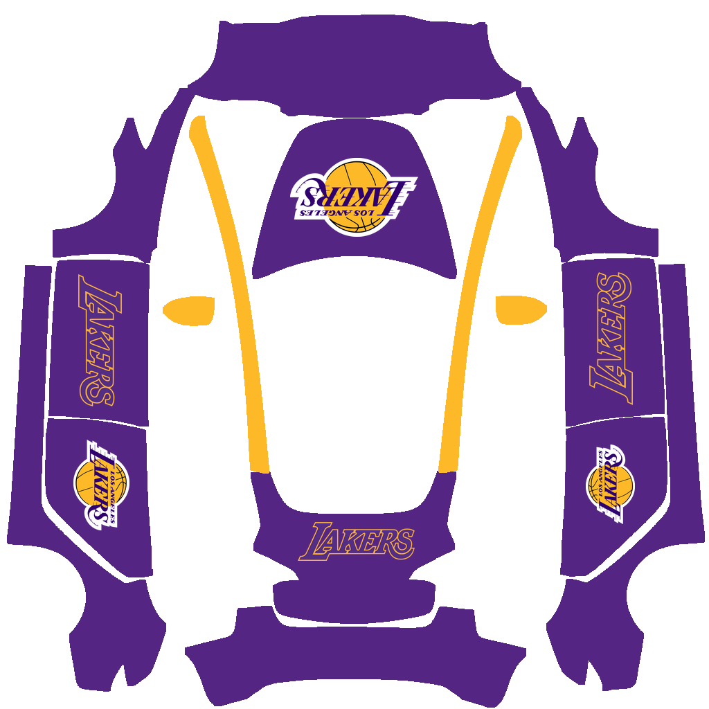 Los Angeles Lakers Paint Shop wrap