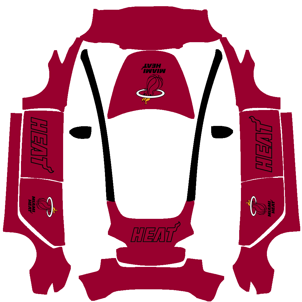 Miami Heat Paint Shop wrap