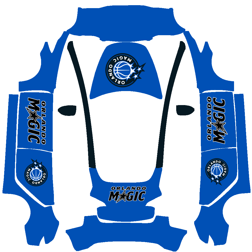 Orlando Magic Paint Shop wrap