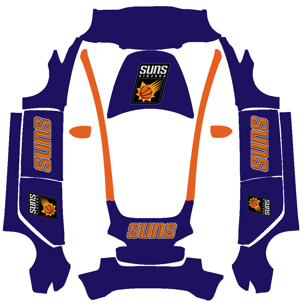 Phoenix Suns Paint Shop wrap