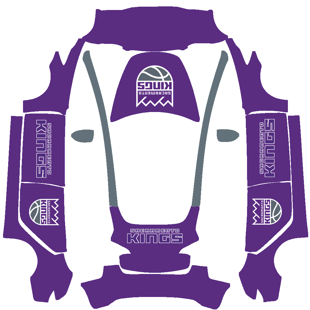 Sacramento Kings Paint Shop wrap