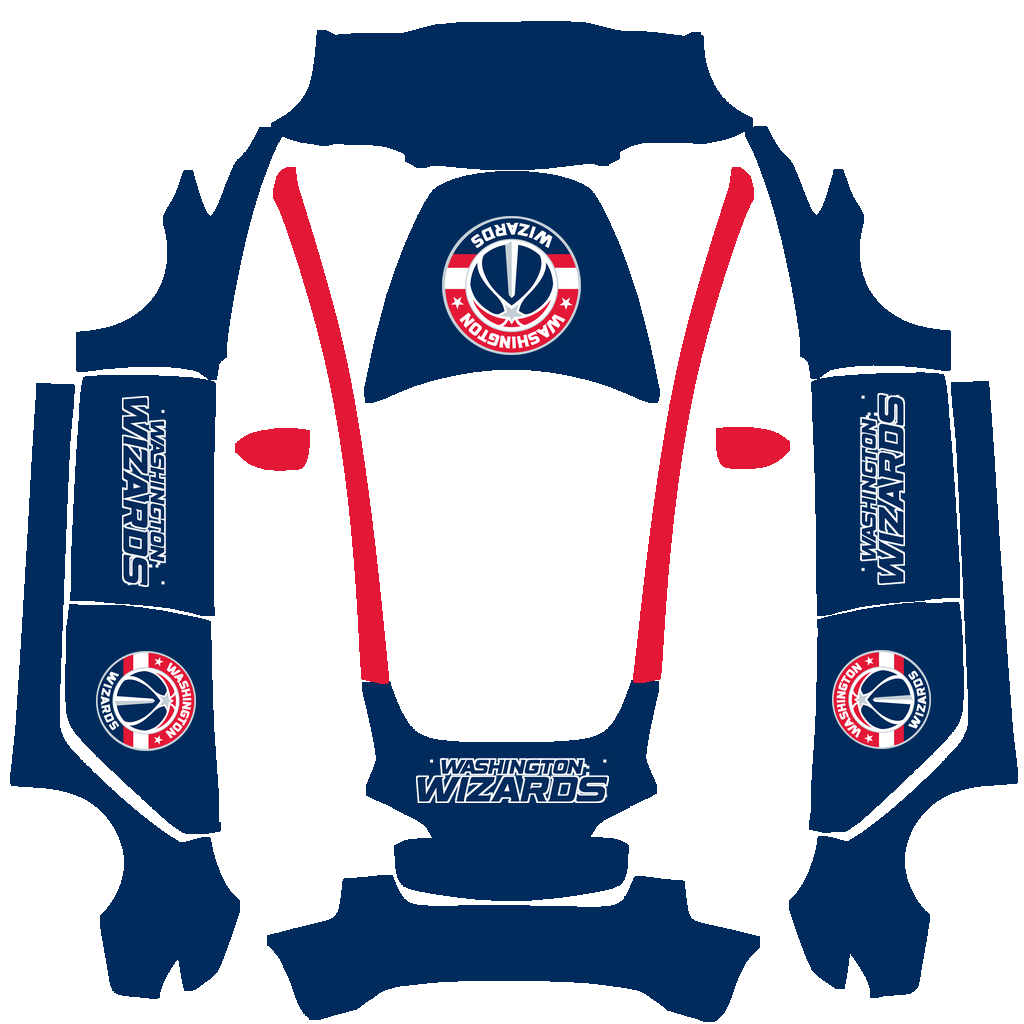 Washington Wizards Paint Shop wrap
