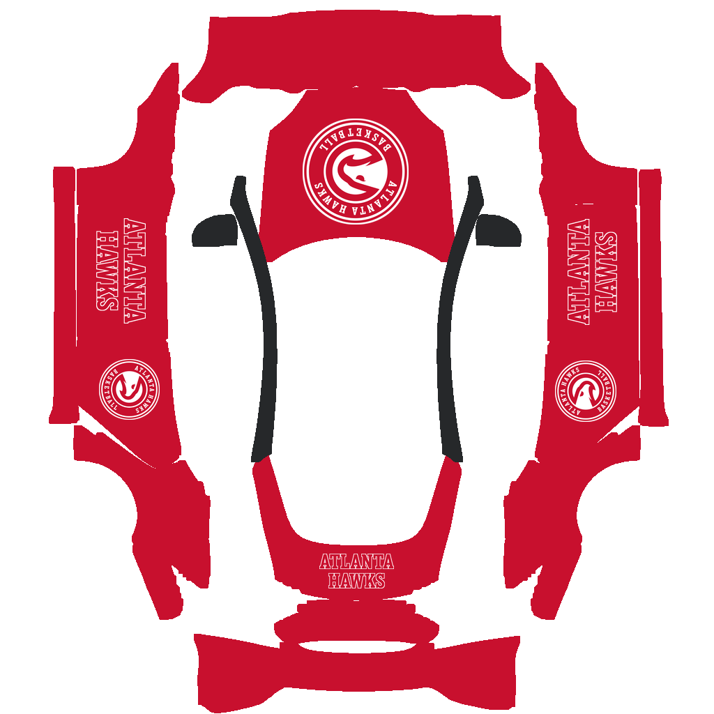 Atlanta Hawks Paint Shop wrap