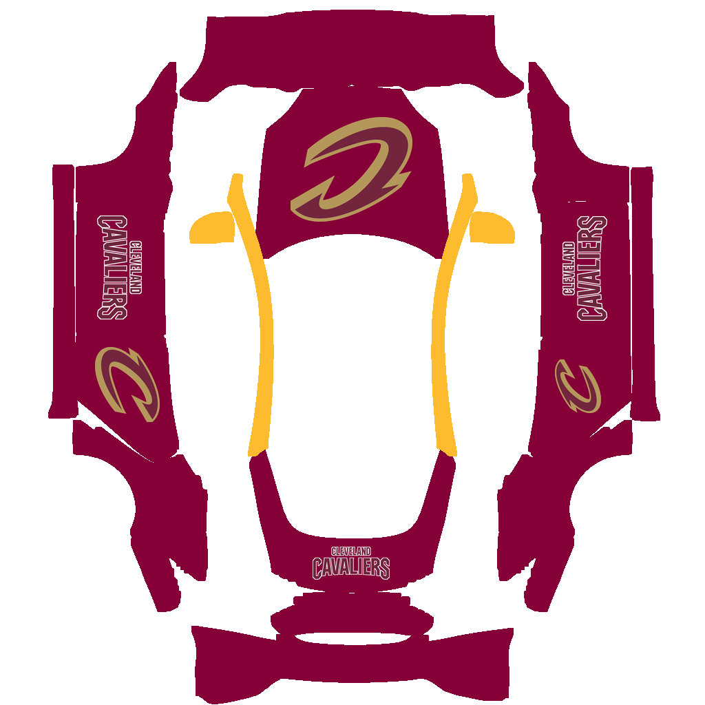 Cleveland Cavaliers Paint Shop wrap