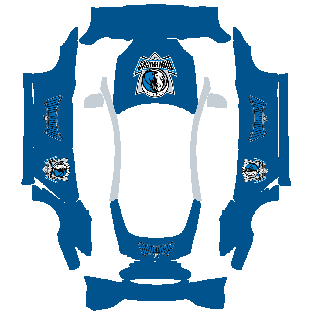 Dallas Mavericks Paint Shop wrap