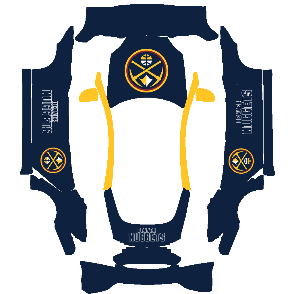 Denver Nuggets Paint Shop wrap