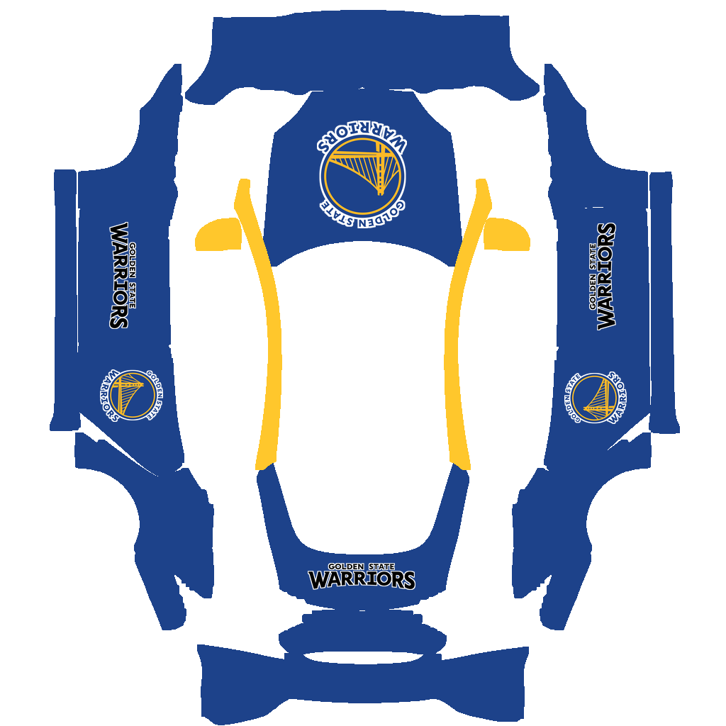 Golden State Warriors Paint Shop wrap