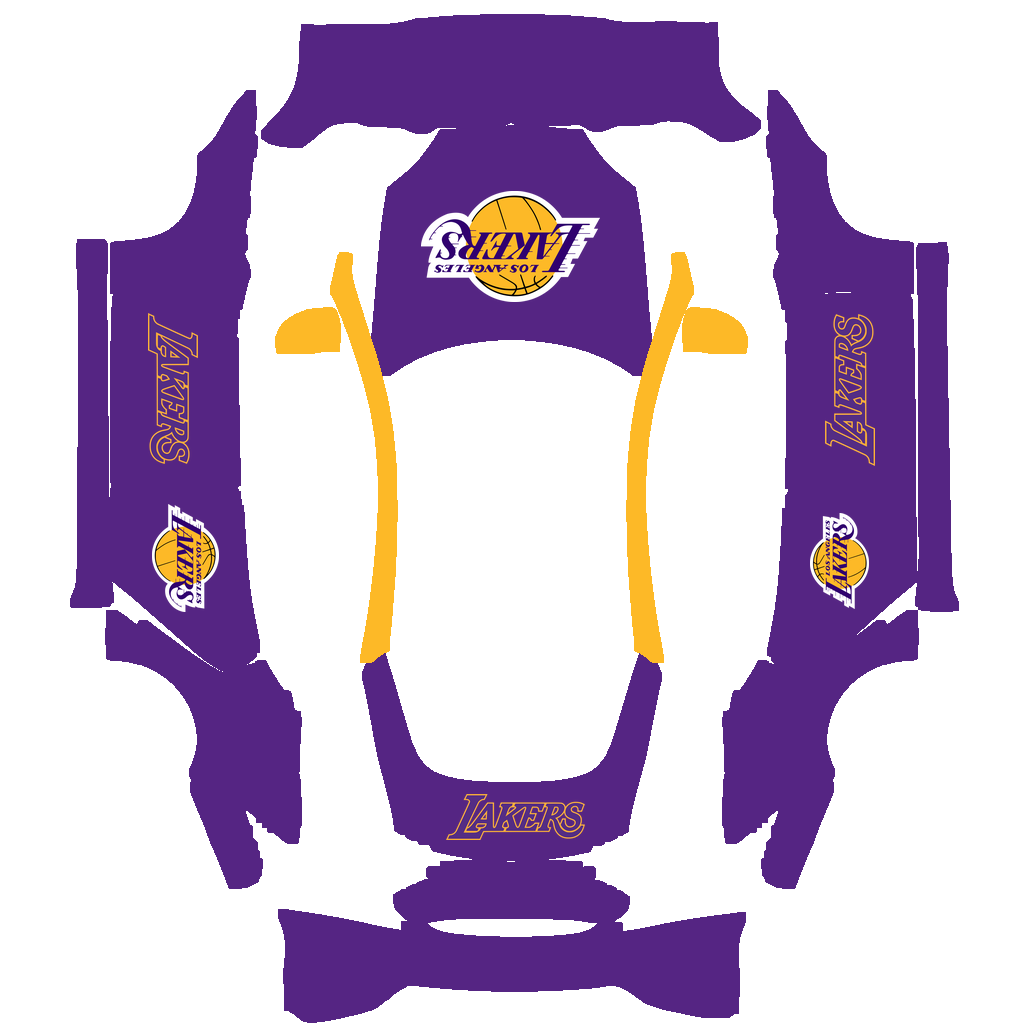 Los Angeles Lakers Paint Shop wrap