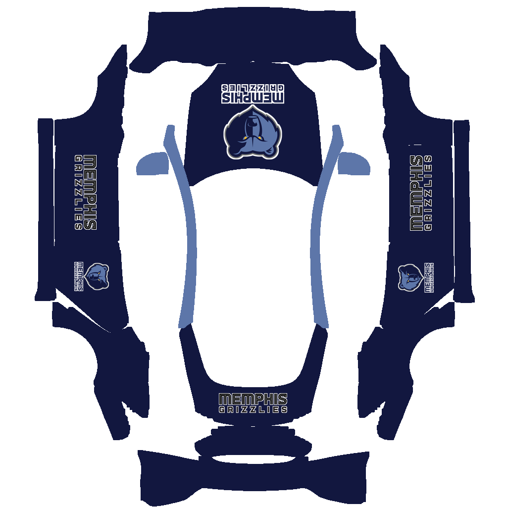 Memphis Grizzlies Paint Shop wrap