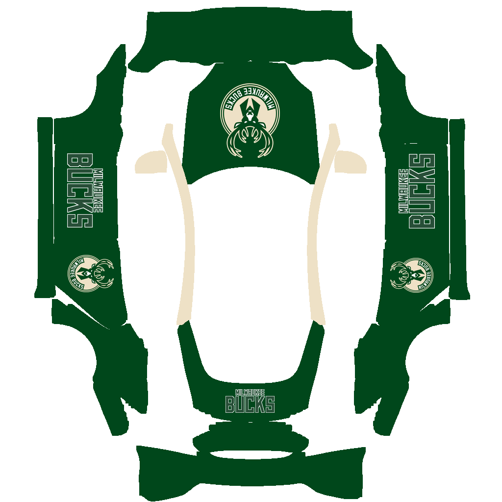 Milwaukee Bucks Paint Shop wrap