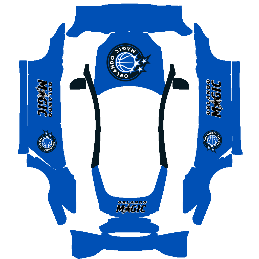 Orlando Magic Paint Shop wrap
