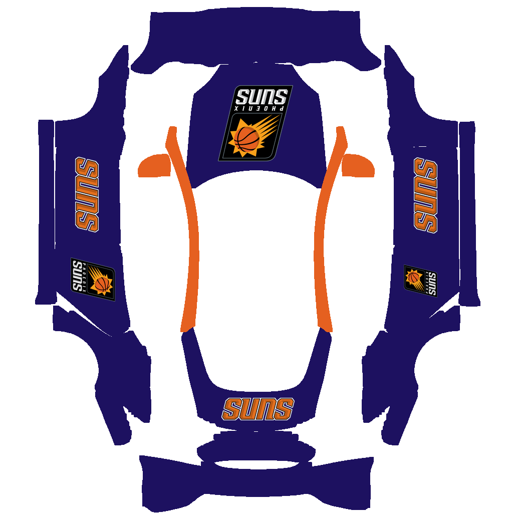 Phoenix Suns Paint Shop wrap