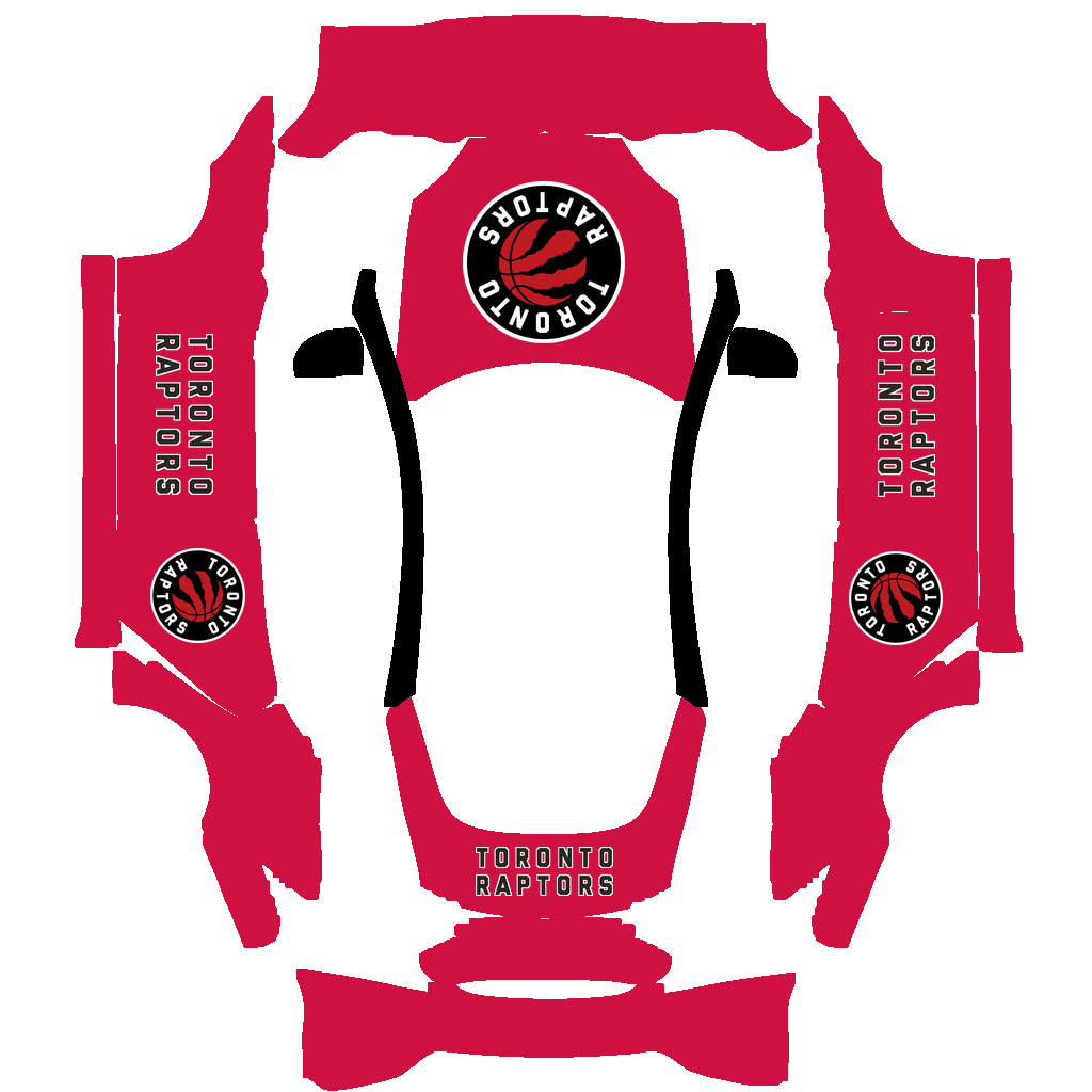 Toronto Raptors Paint Shop wrap