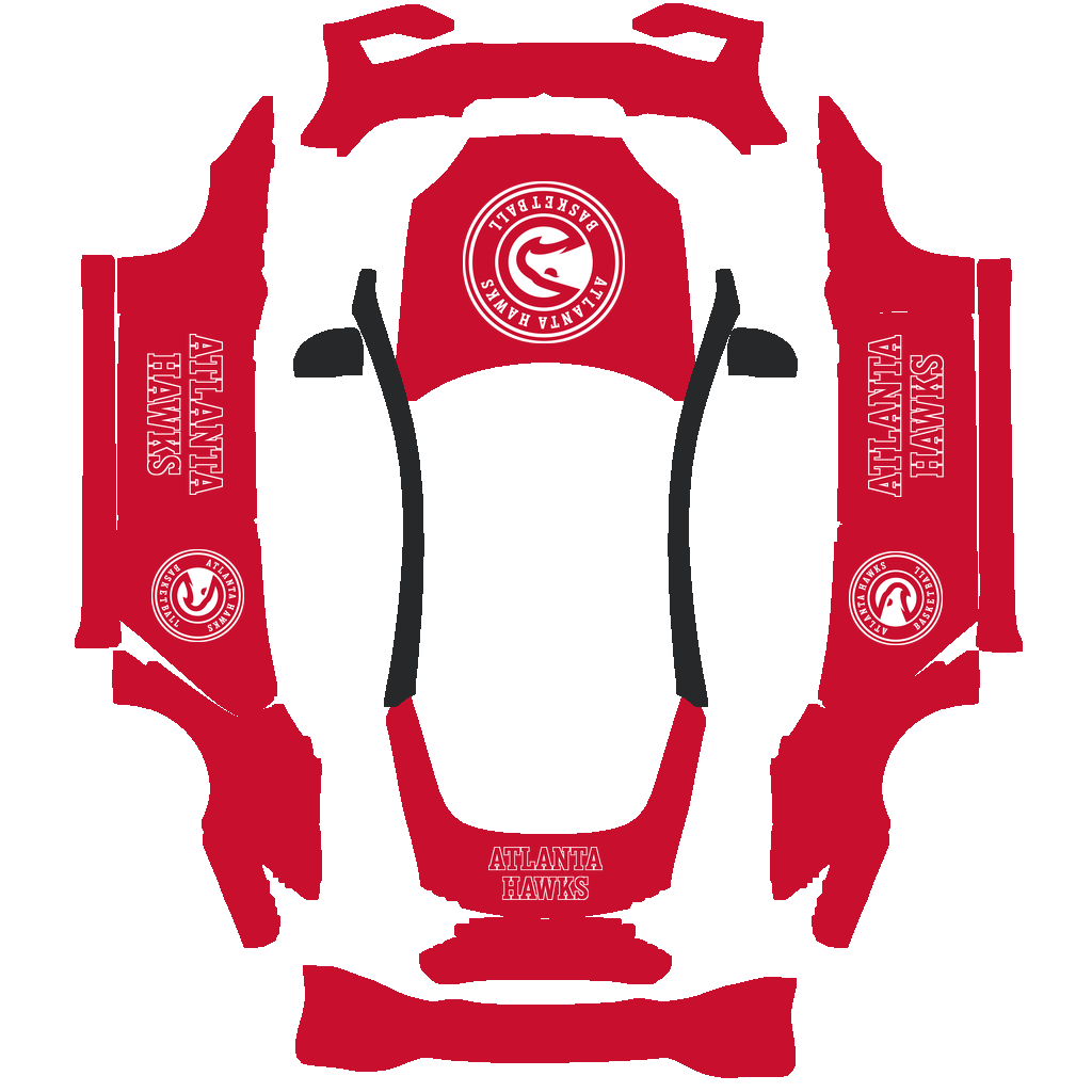 Atlanta Hawks Paint Shop wrap