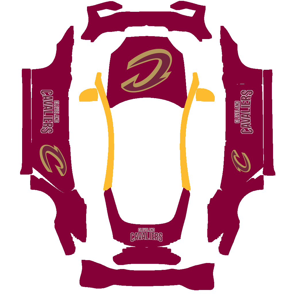 Cleveland Cavaliers Paint Shop wrap