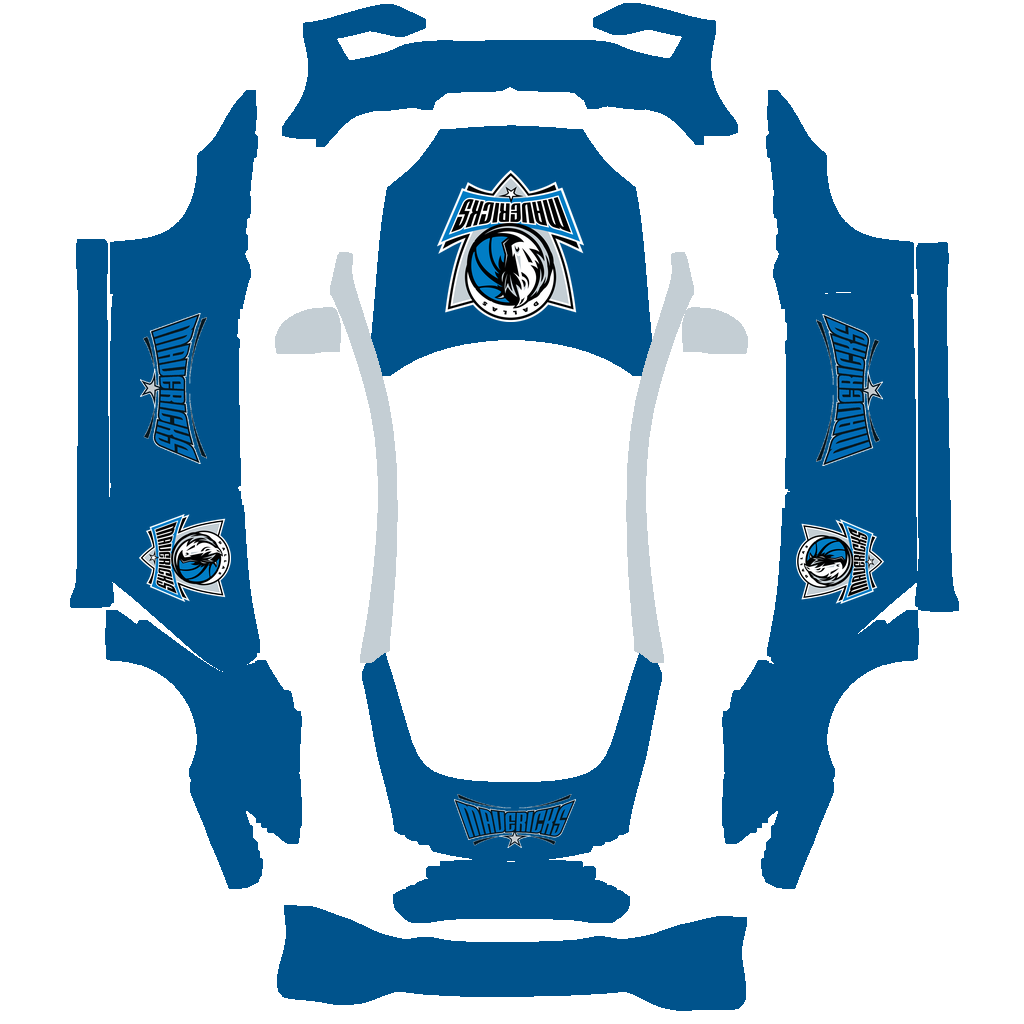 Dallas Mavericks Paint Shop wrap