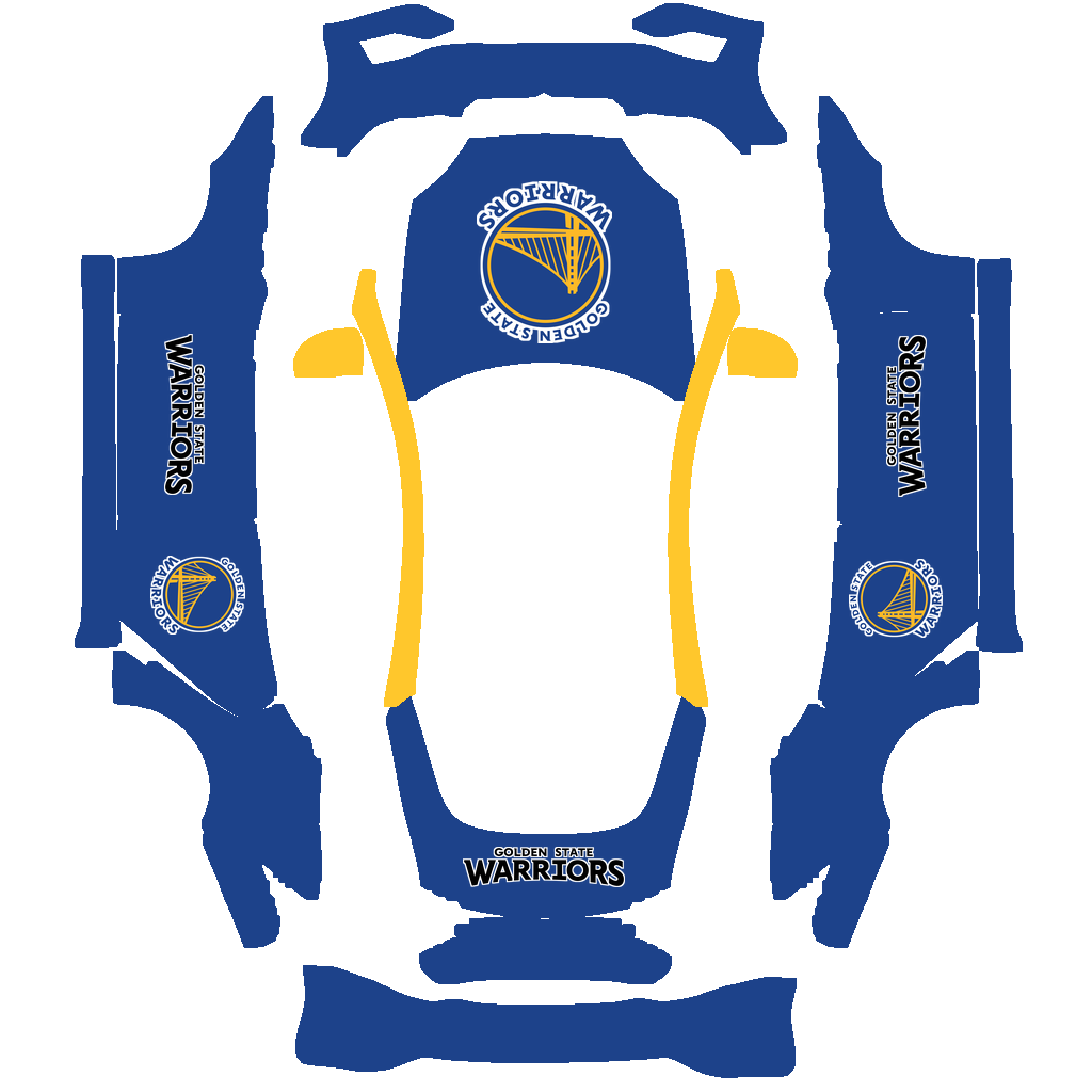 Golden State Warriors Paint Shop wrap