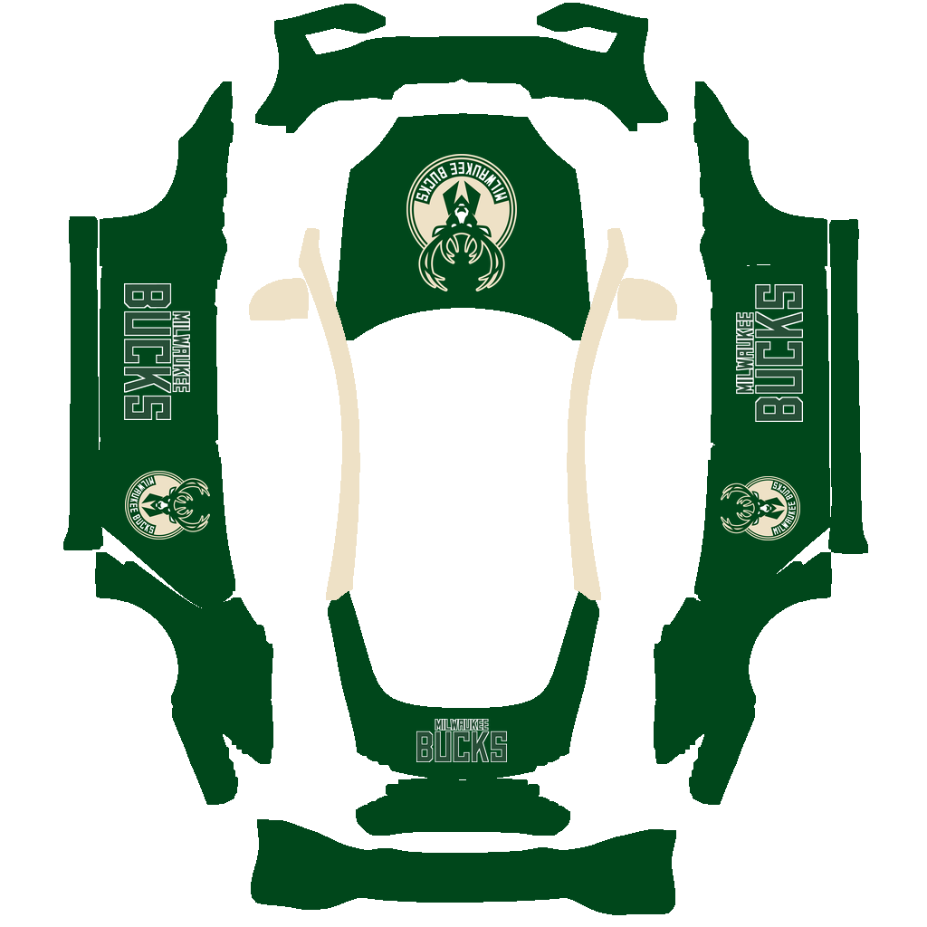 Milwaukee Bucks Paint Shop wrap