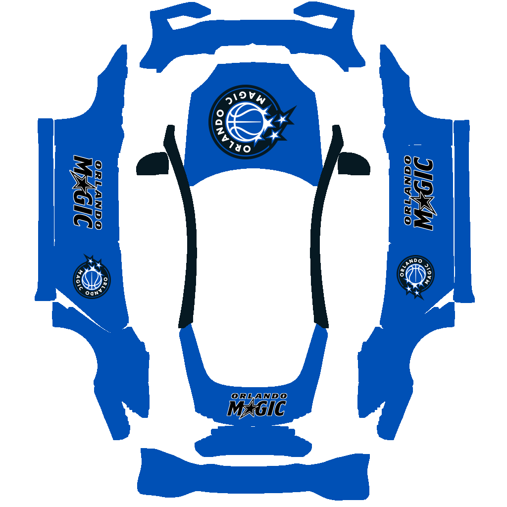Orlando Magic Paint Shop wrap