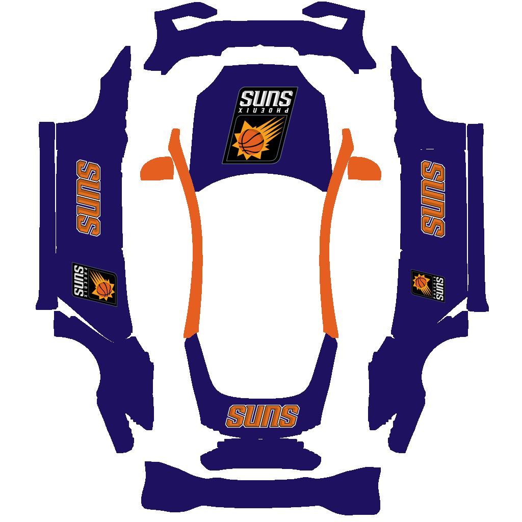 Phoenix Suns Paint Shop wrap