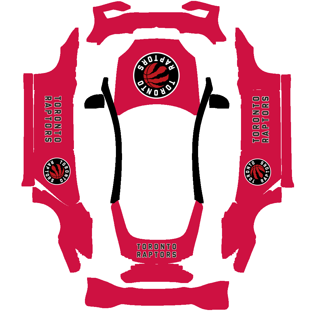 Toronto Raptors Paint Shop wrap