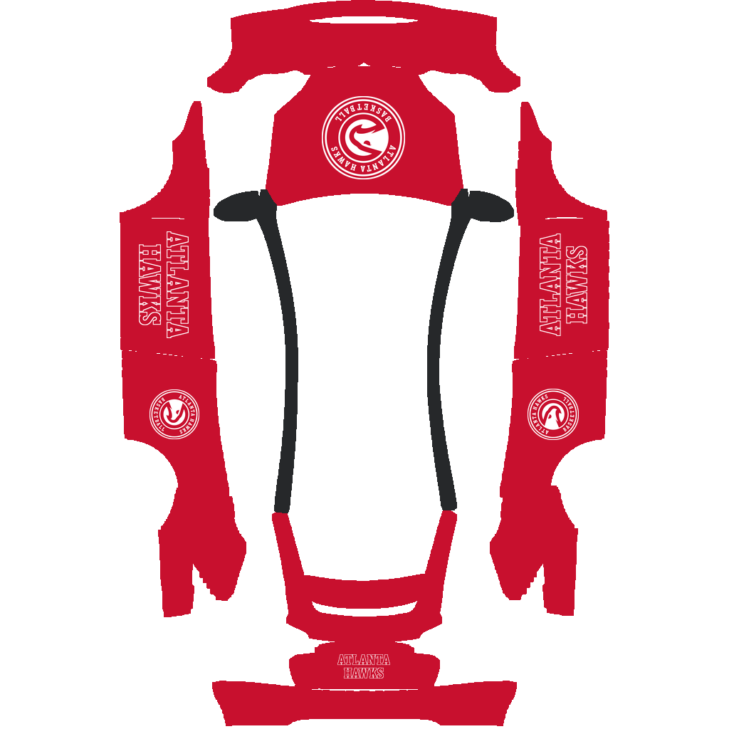Atlanta Hawks Paint Shop wrap