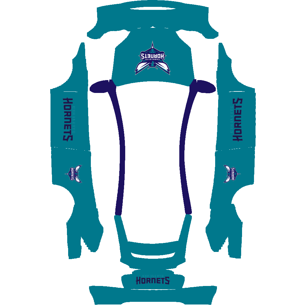 Charlotte Hornets Paint Shop wrap