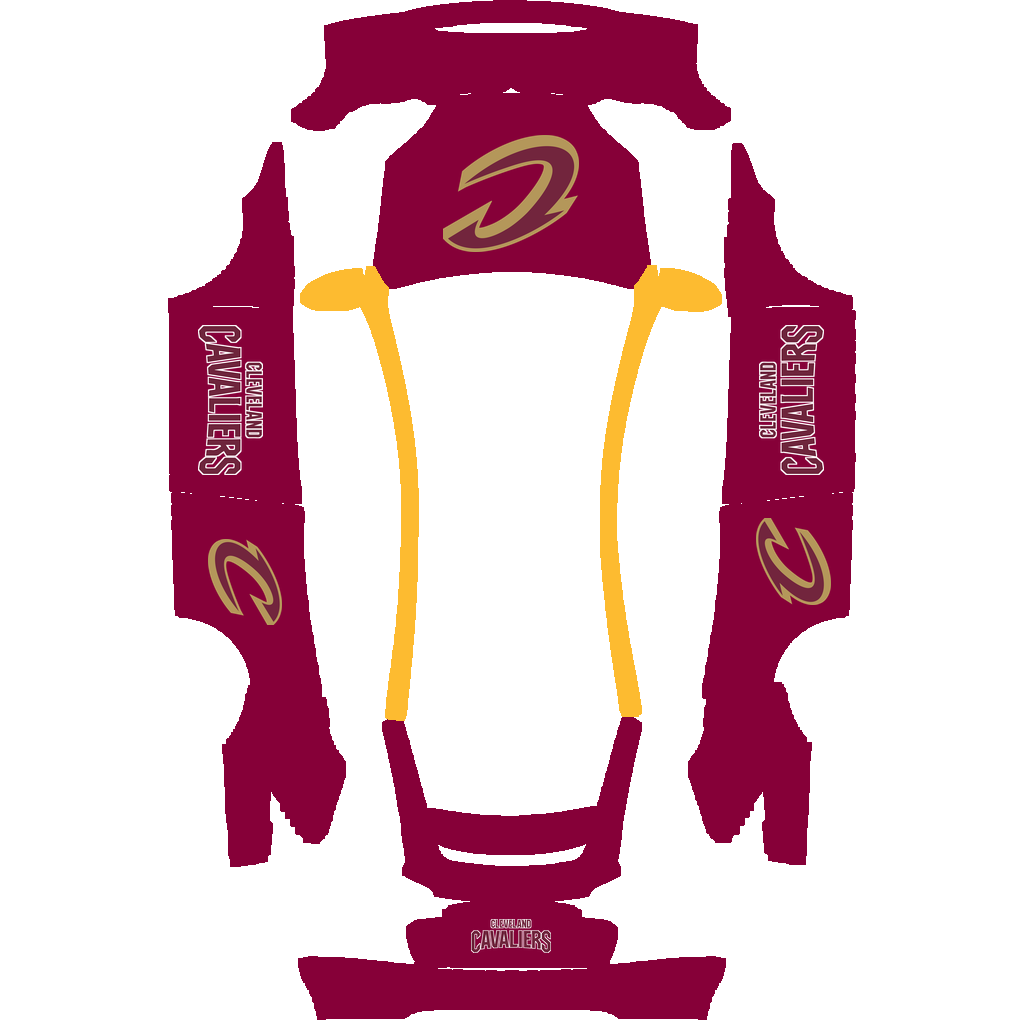 Cleveland Cavaliers Paint Shop wrap