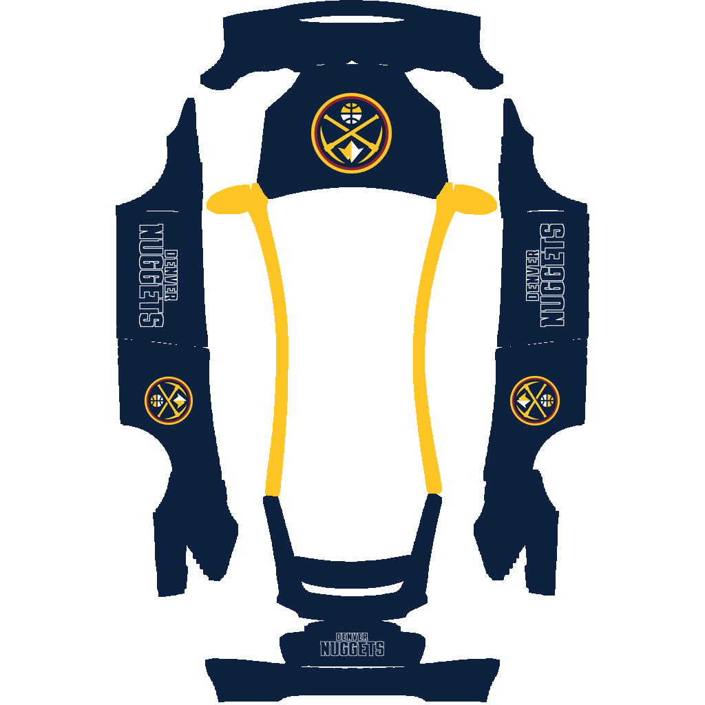 Denver Nuggets Paint Shop wrap