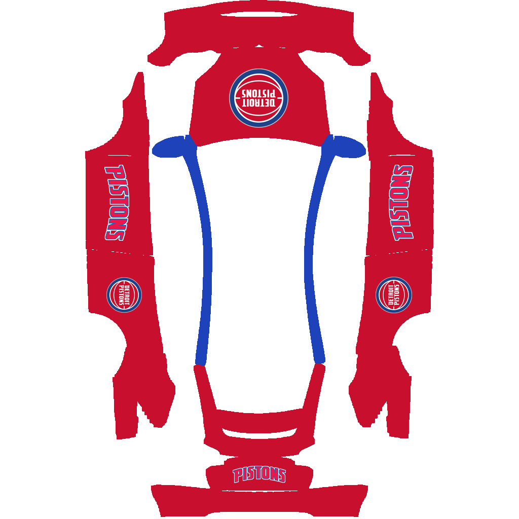 Detroit Pistons Paint Shop wrap