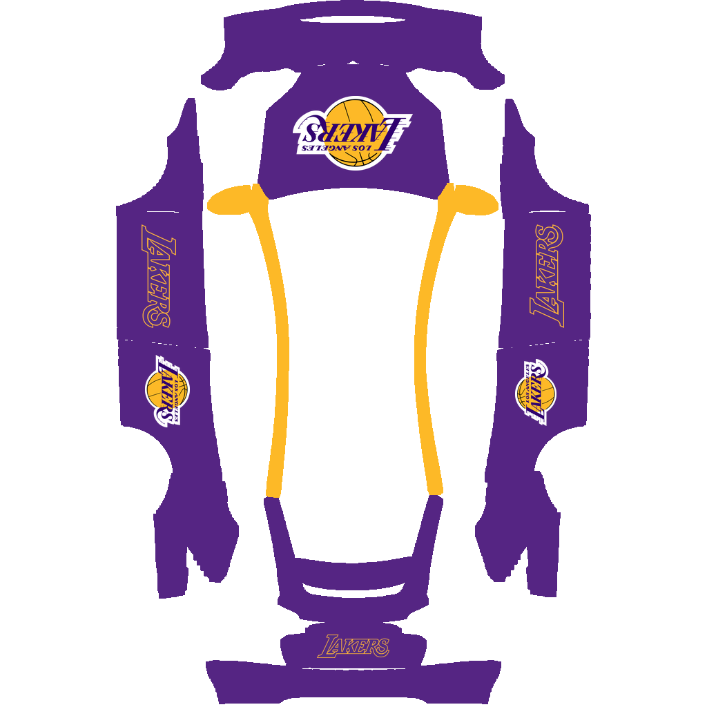 Los Angeles Lakers Paint Shop wrap