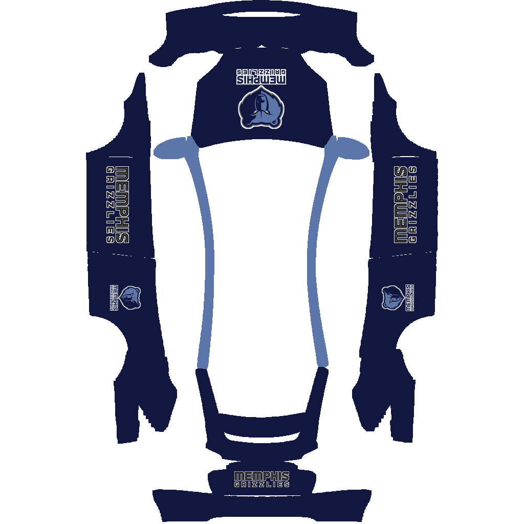 Memphis Grizzlies Paint Shop wrap
