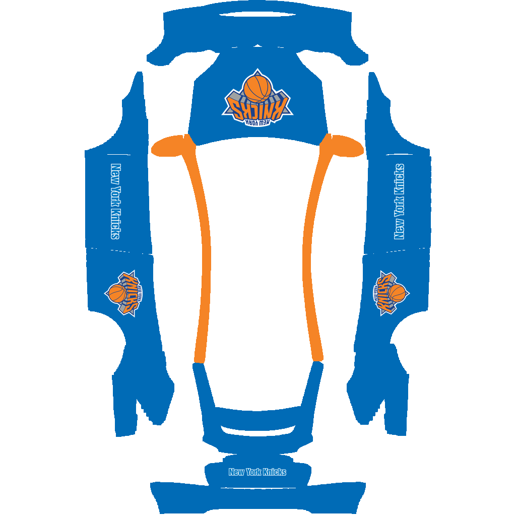 New York Knicks Paint Shop wrap