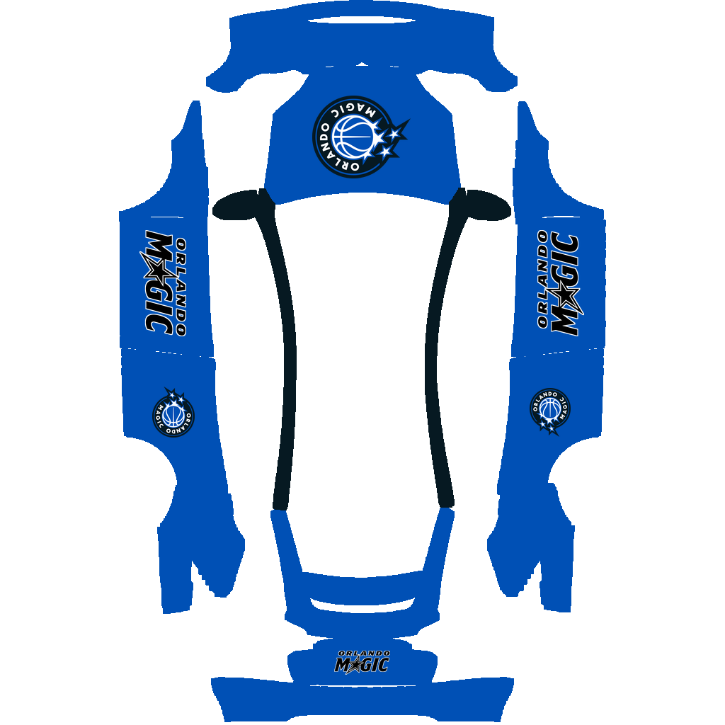 Orlando Magic Paint Shop wrap