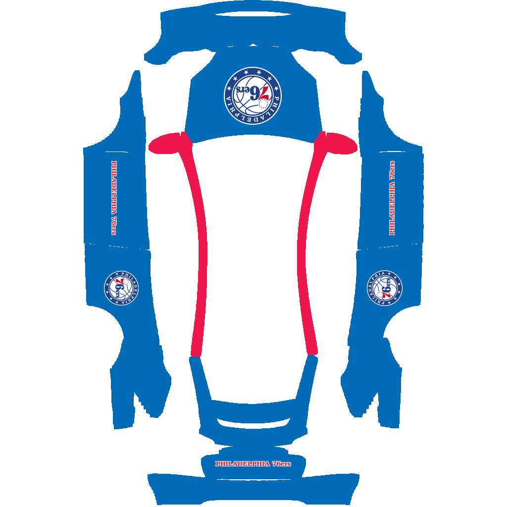 Philadelphia 76ers Paint Shop wrap