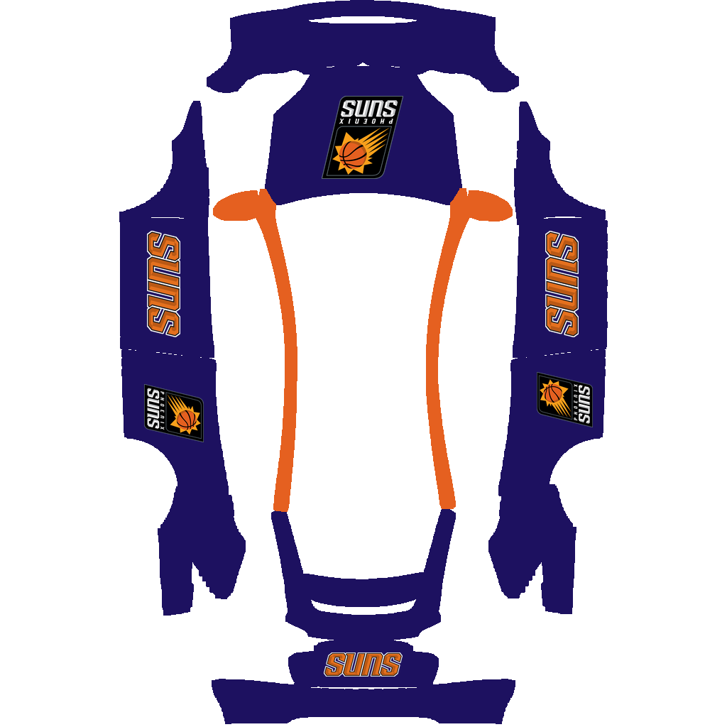 Phoenix Suns Paint Shop wrap