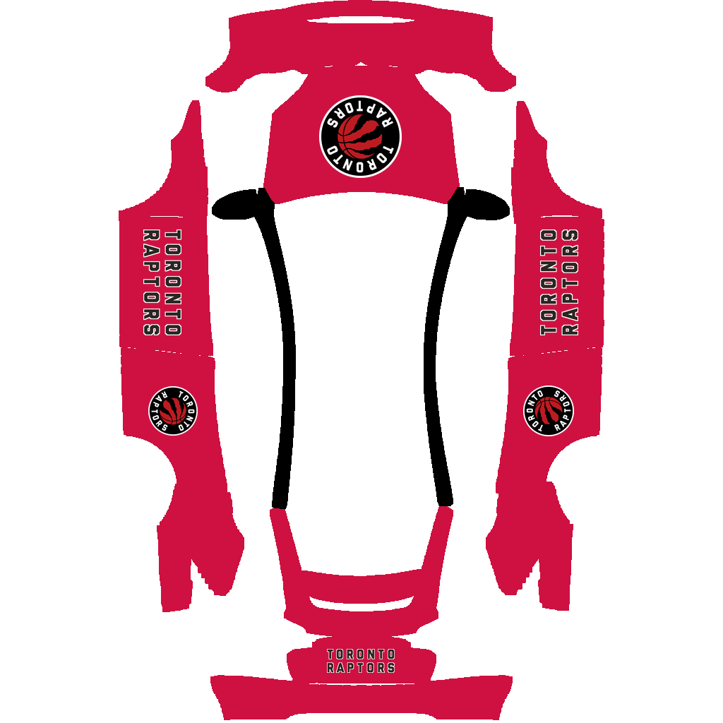 Toronto Raptors Paint Shop wrap