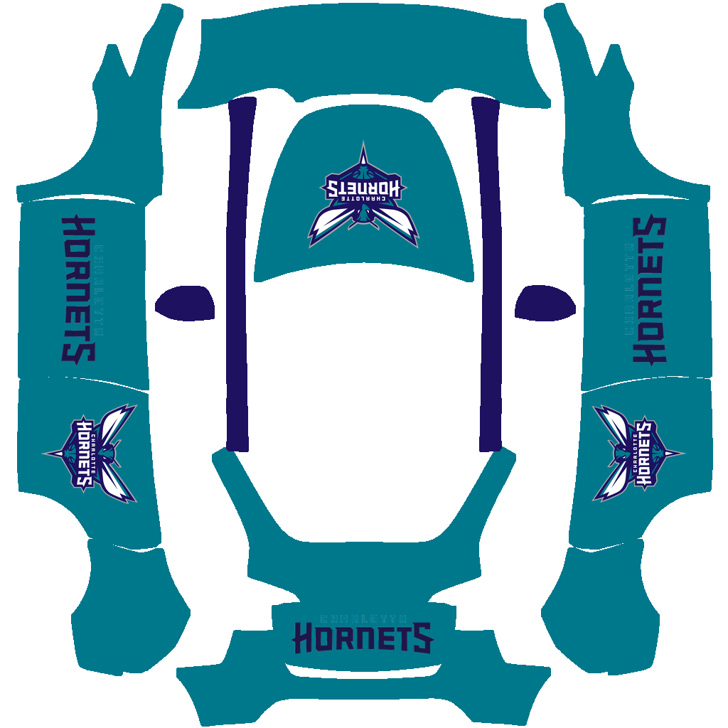 Charlotte Hornets Paint Shop wrap