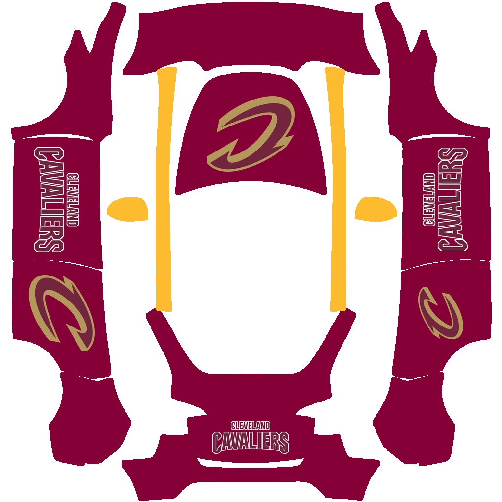 Cleveland Cavaliers Paint Shop wrap